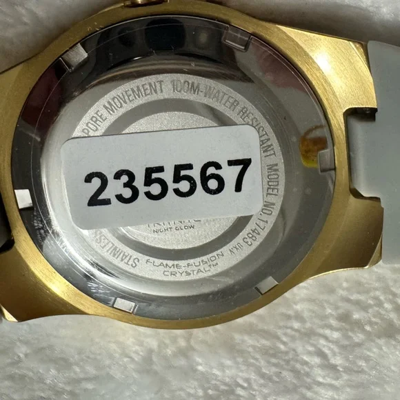 Invicta Angel Halo Women’s Watch 38mm Gray and Gold (17483) - Picture 6 of 7